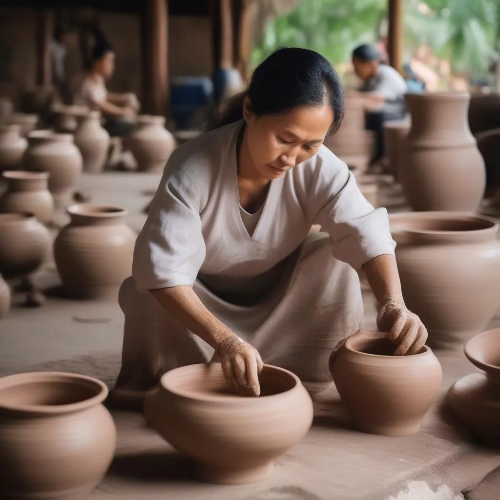 Vietnamese pottery village