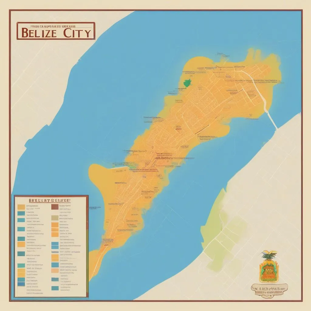 Belize City Map