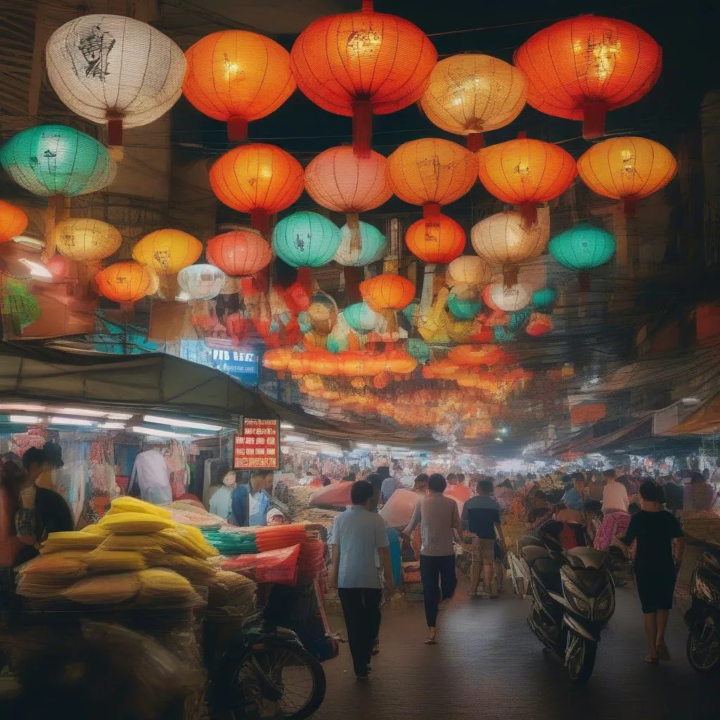 Bustling Ben Thanh Market