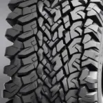 Close-up of BFGoodrich K02 tires