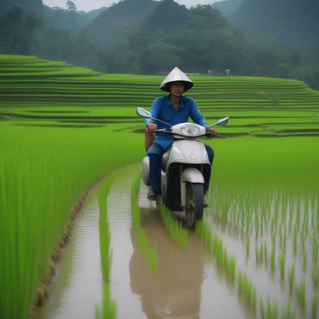 Tuấn Tú motorbike rental in Vietnam