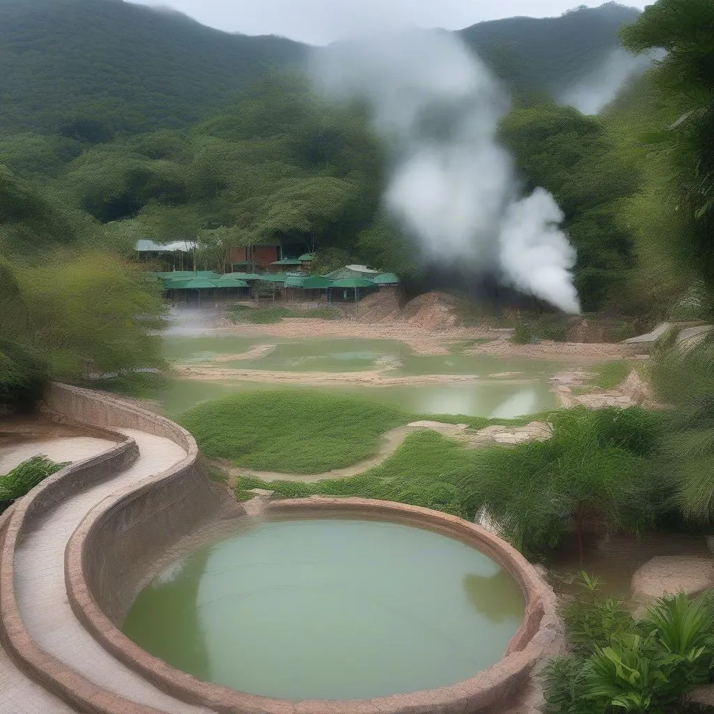 Binh Chau Hot Springs Landscape