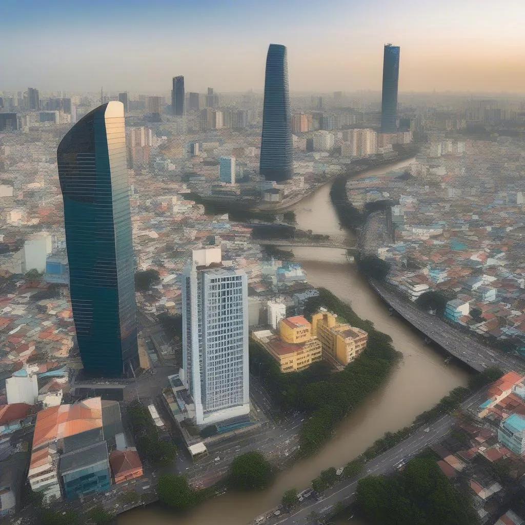 Ho Chi Minh City Skyline