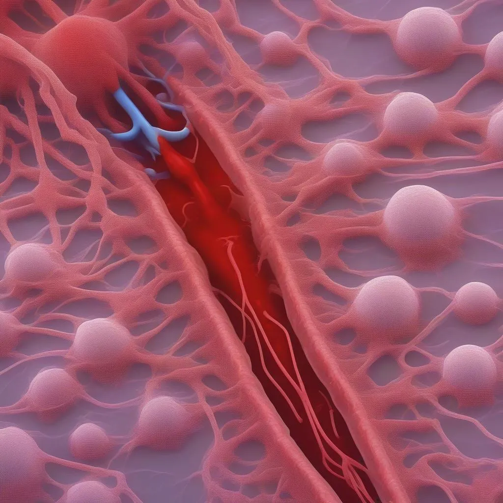 Blood clotting process