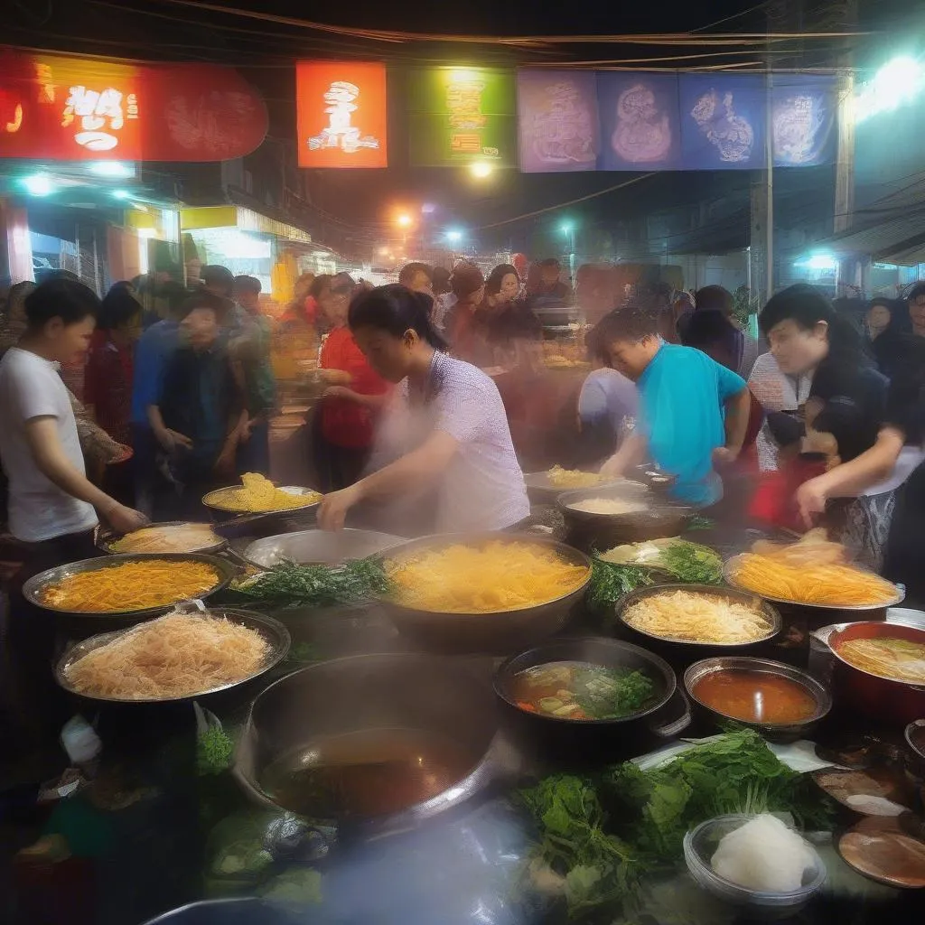 Bong Son street food