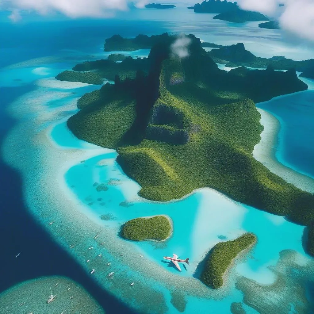 Scenic Flight to Bora Bora