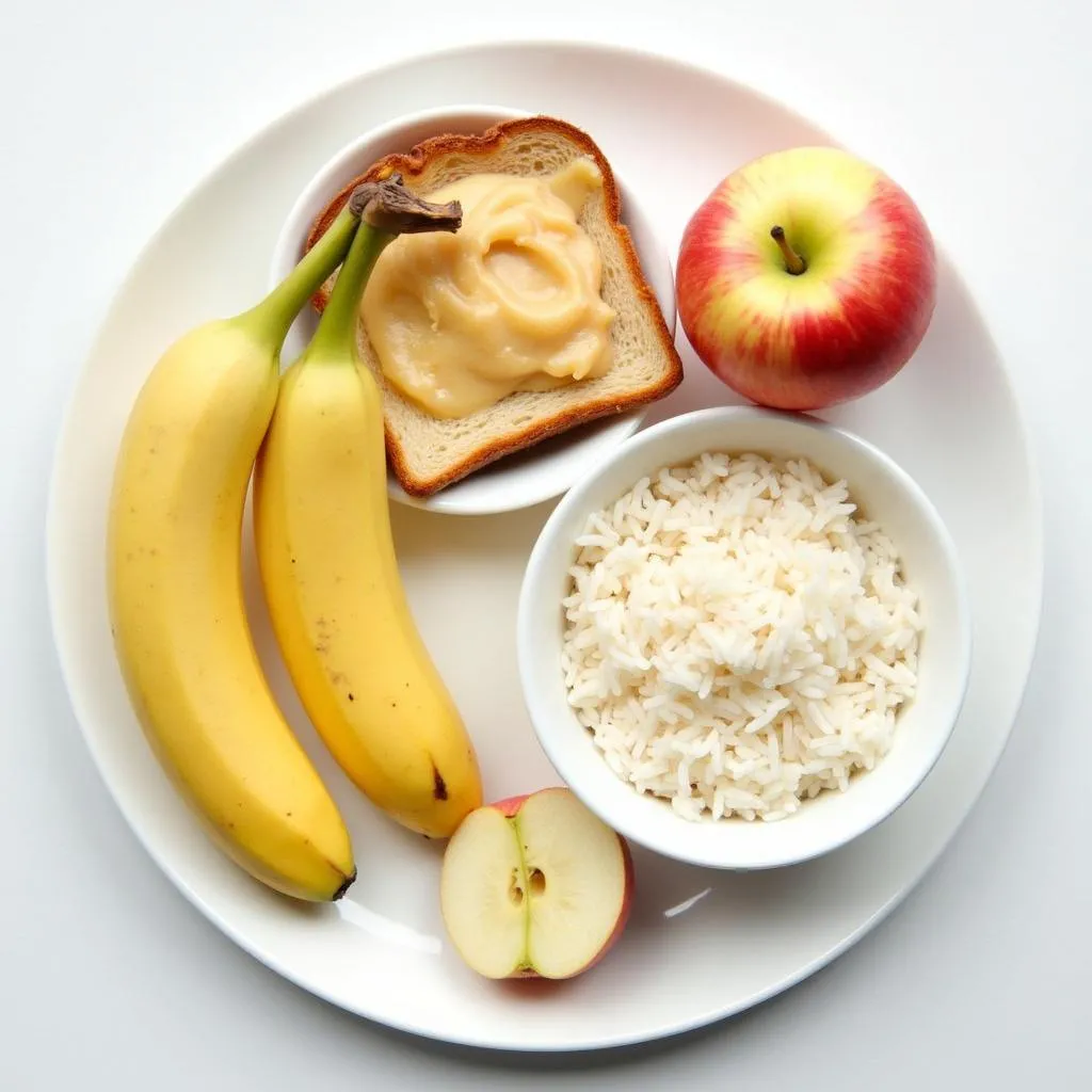 BRAT diet foods for breastfeeding mothers