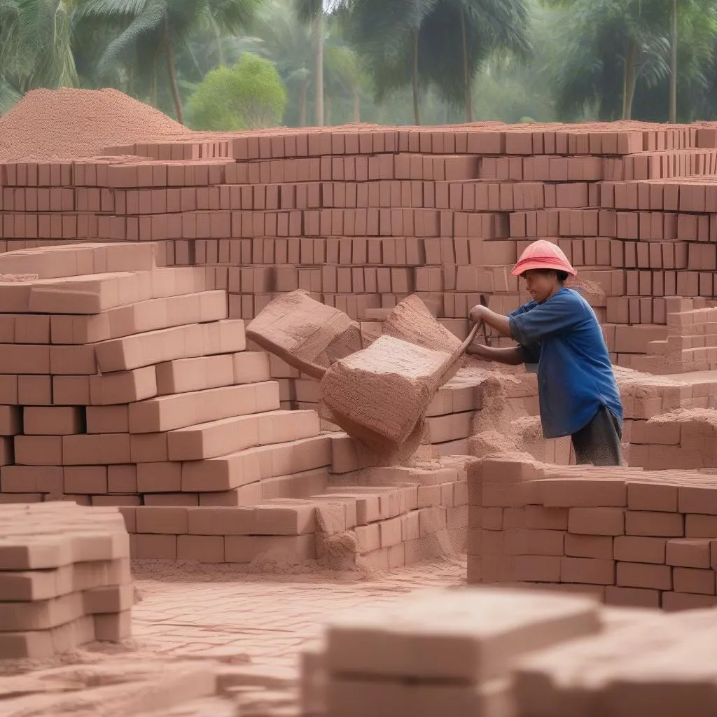 Brick Factory in Ben Tre