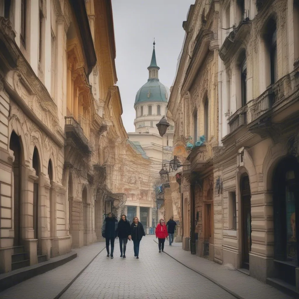 Bucharest Old Town