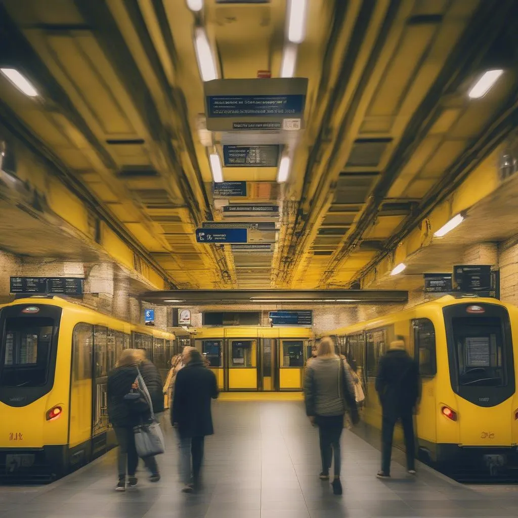 Budapest Metro Station