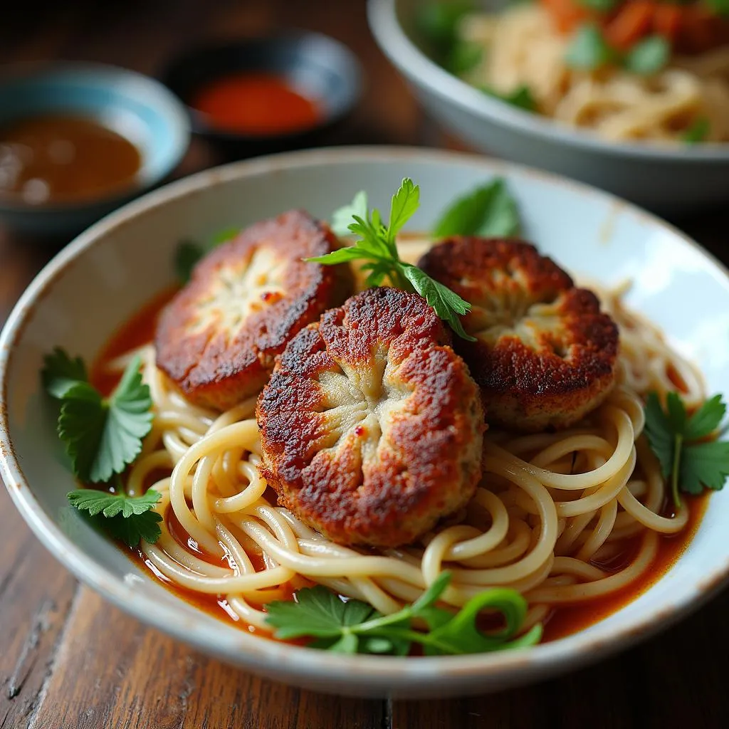 Bún Chả: Grilled Pork with Vermicelli Noodles