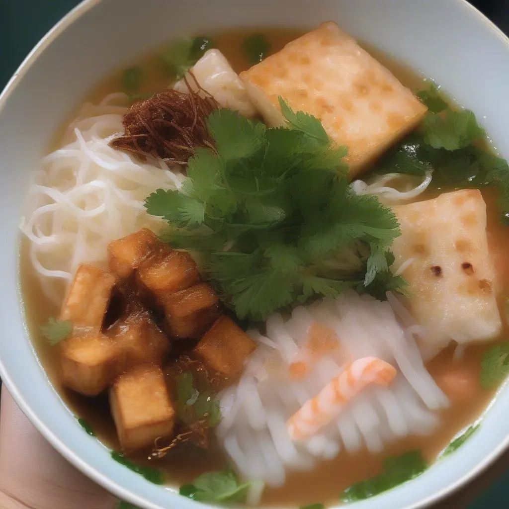 Bún Đậu Mắm Tôm, a popular Vietnamese street food dish