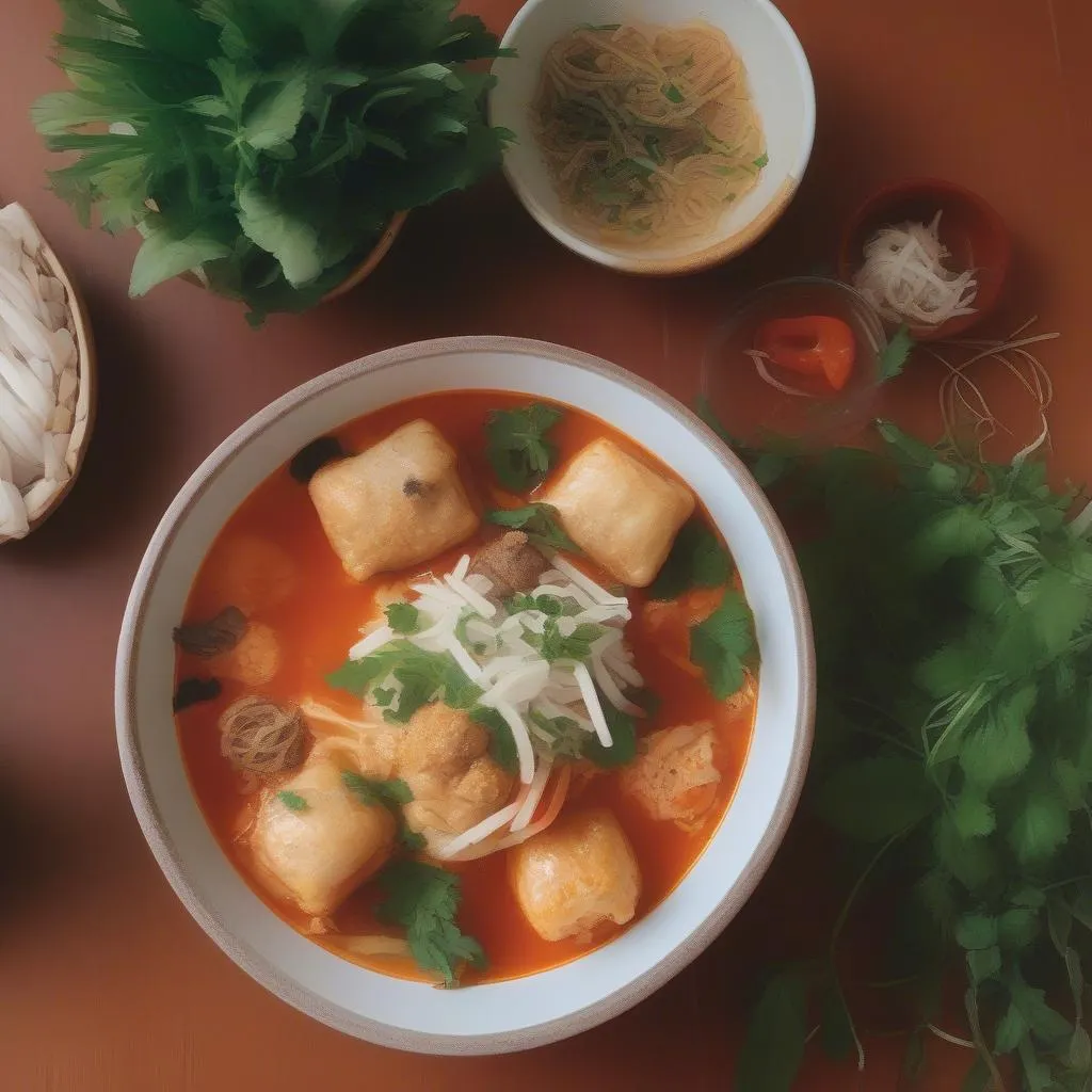 Bun Rieu Crab Noodle Soup