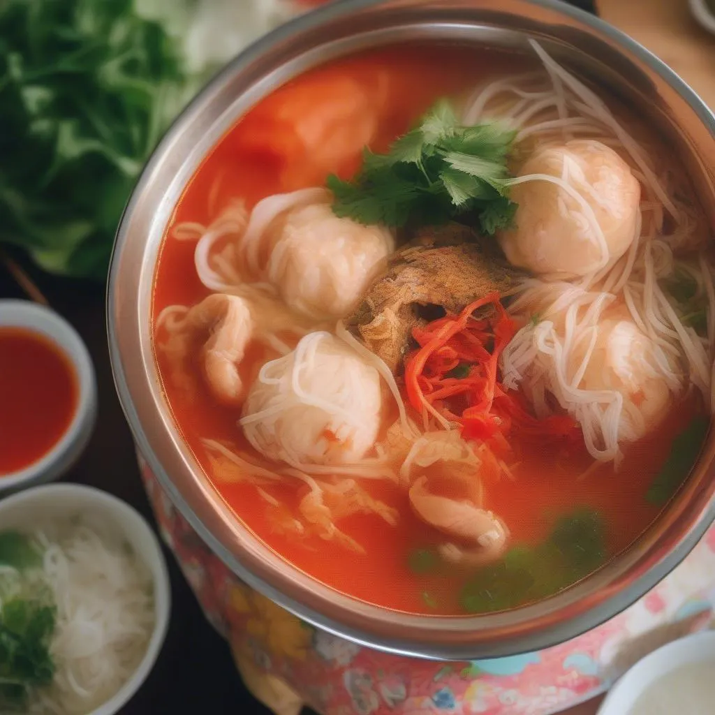 Bun Rieu Cua: A Popular Hanoi Street Food