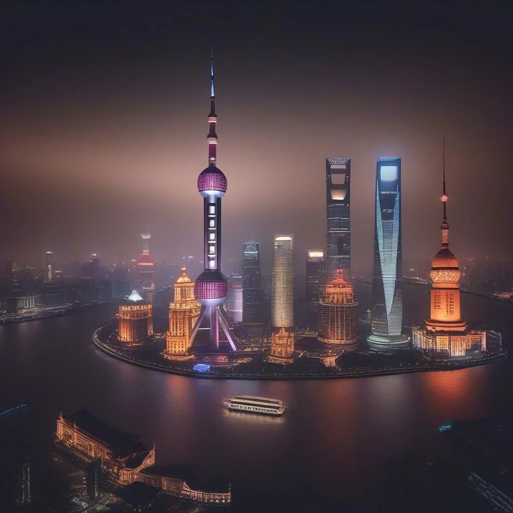 Shanghai skyline