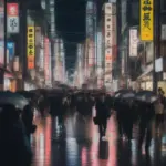 Tokyo street scene