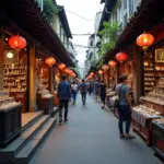 Buying silver bars in Hanoi's Old Quarter