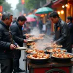 Hanoi Street Food: Delicious Pre-Cooked Braised Fish