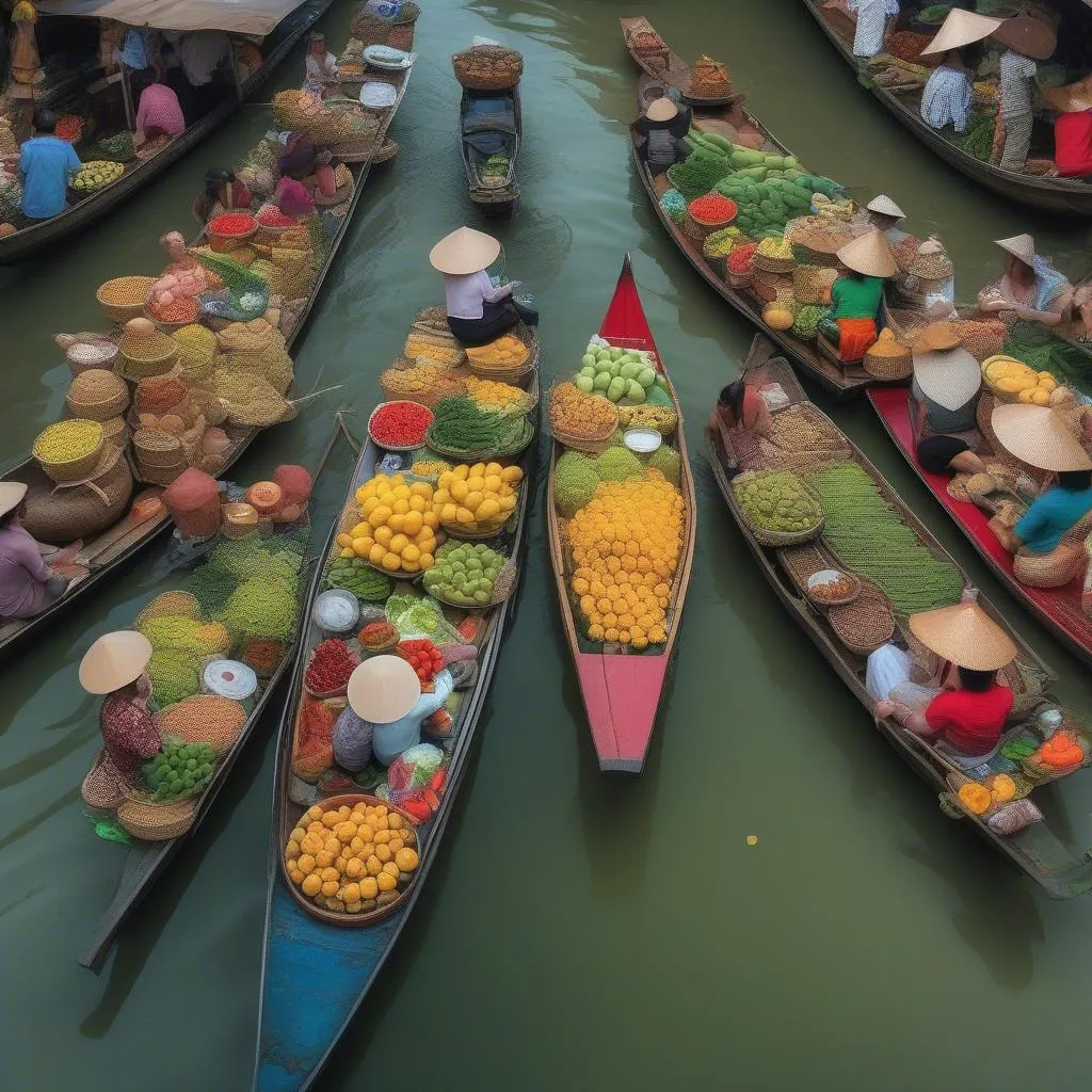 Cai Be Floating Market