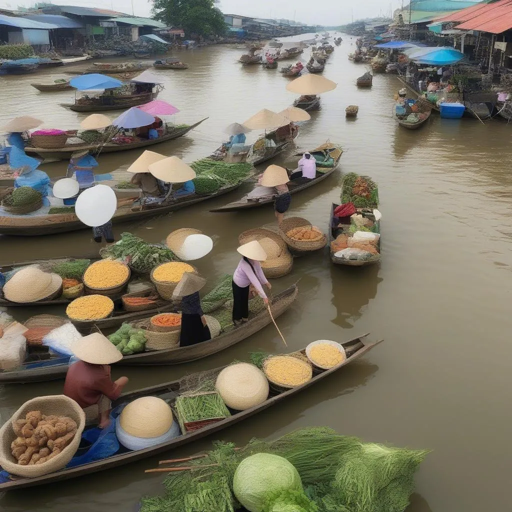 Cai Be Floating Market