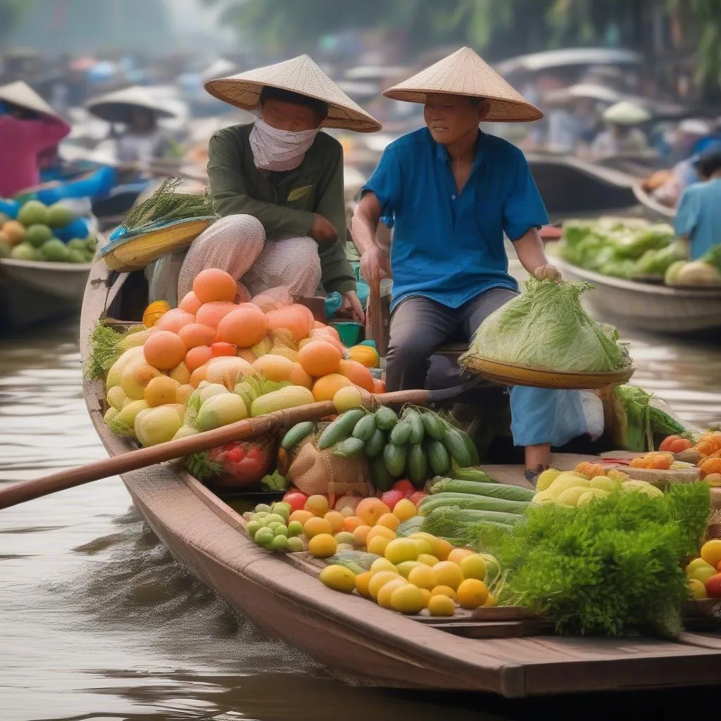 Cai Be Floating Market