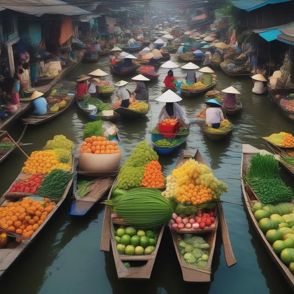 floating market