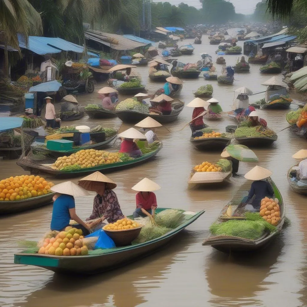 Cai Rang Floating Market