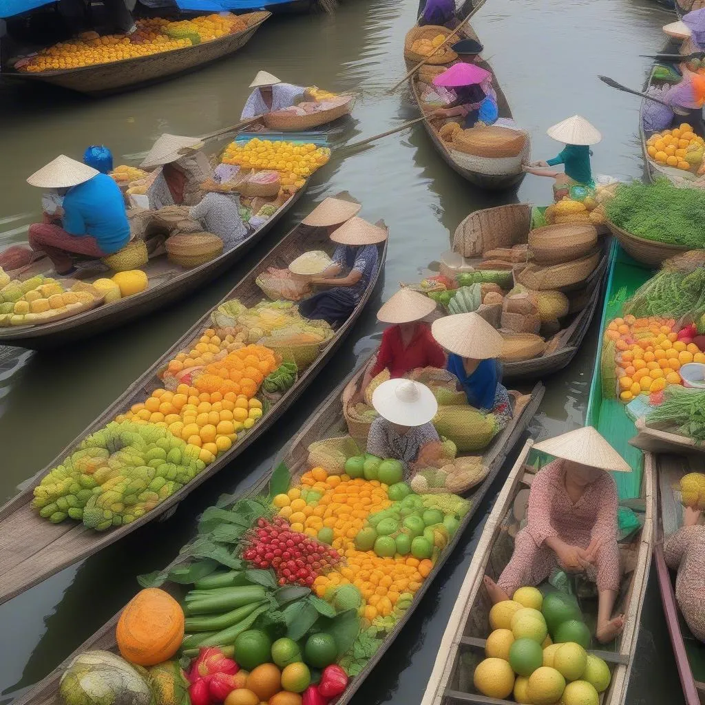 Cai Rang Floating Market