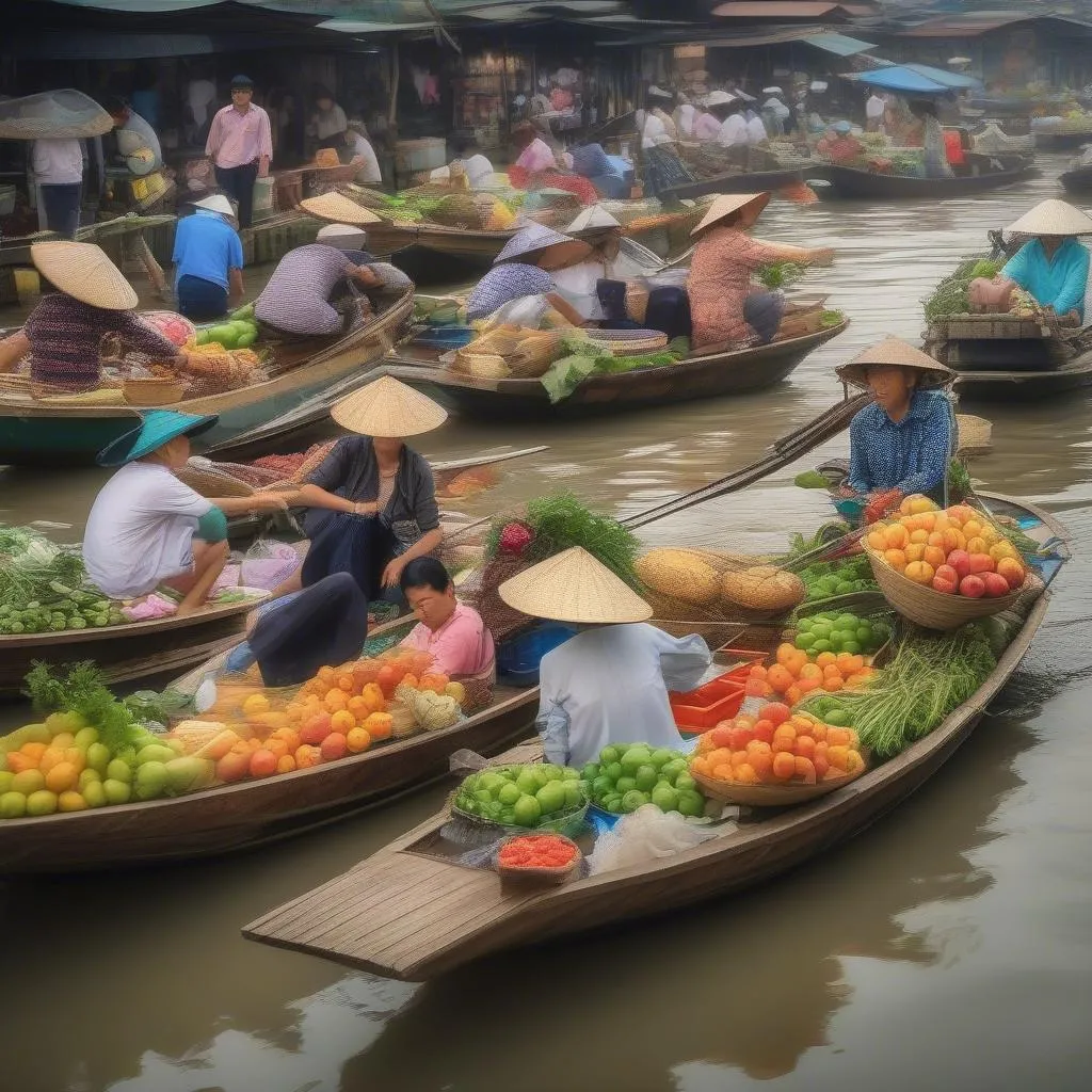 Cai Rang Floating Market