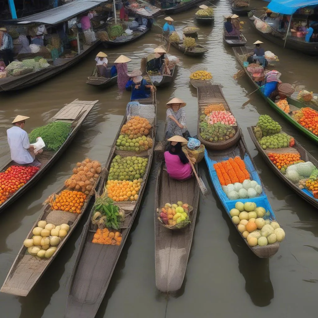 Cai Rang Floating Market