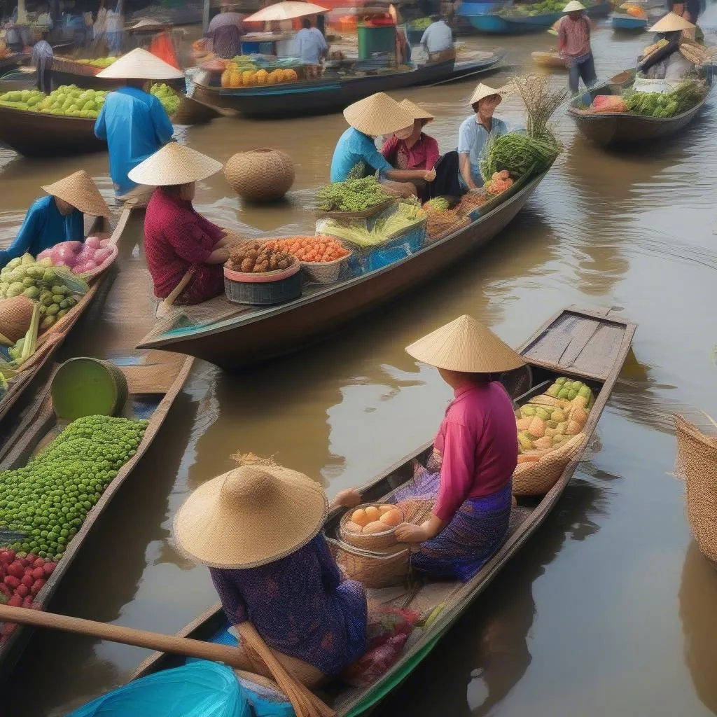 Cai Rang Floating Market