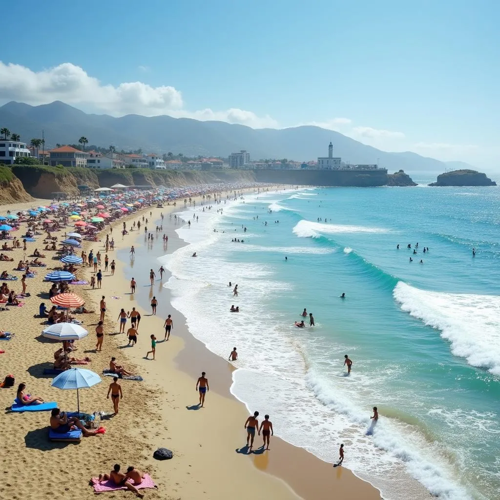 California Beach in Summer