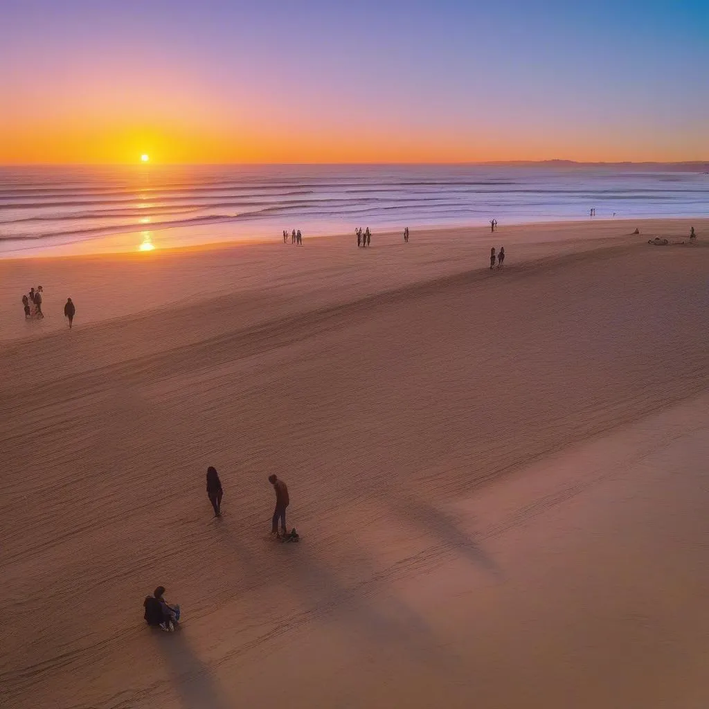 California Beach Sunset