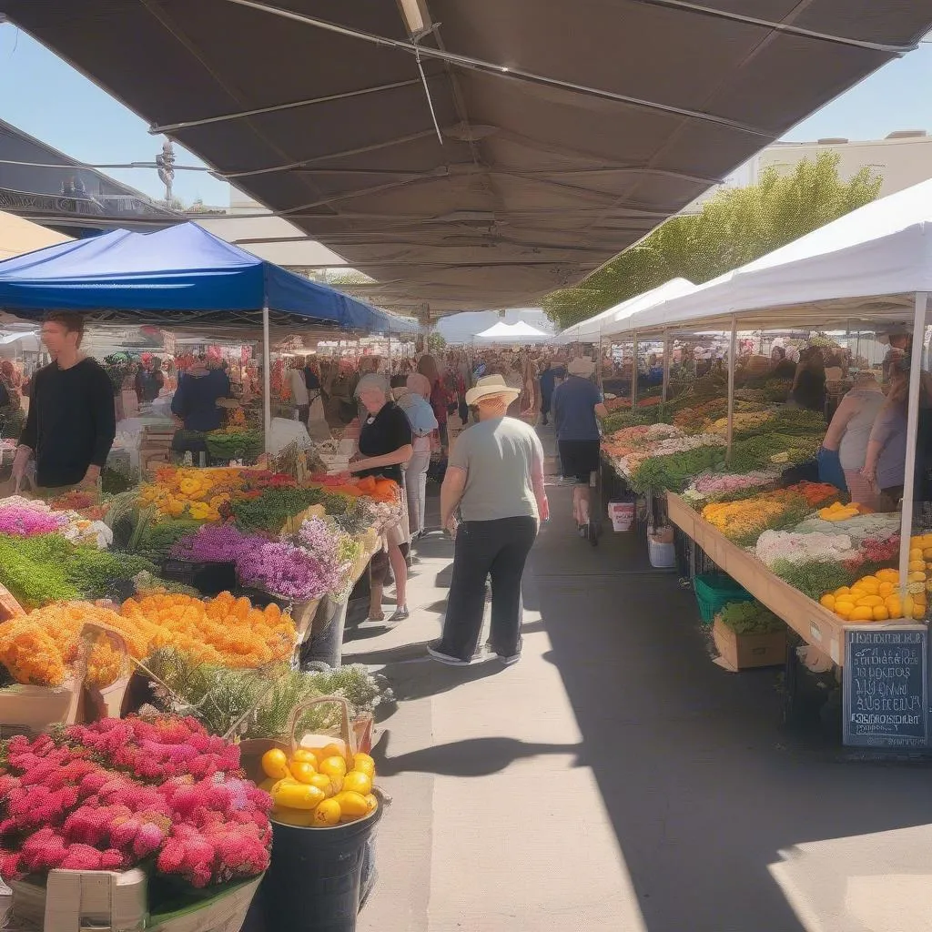 Vibrant California Farmers Market