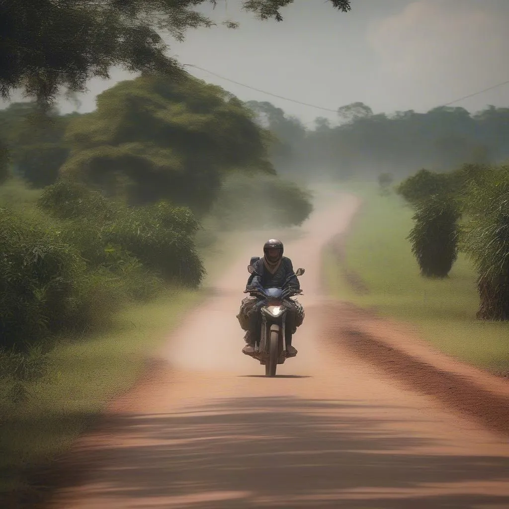 Motorbike journey through Cambodia