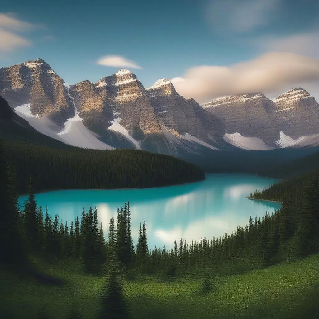 Canadian Rockies Landscape