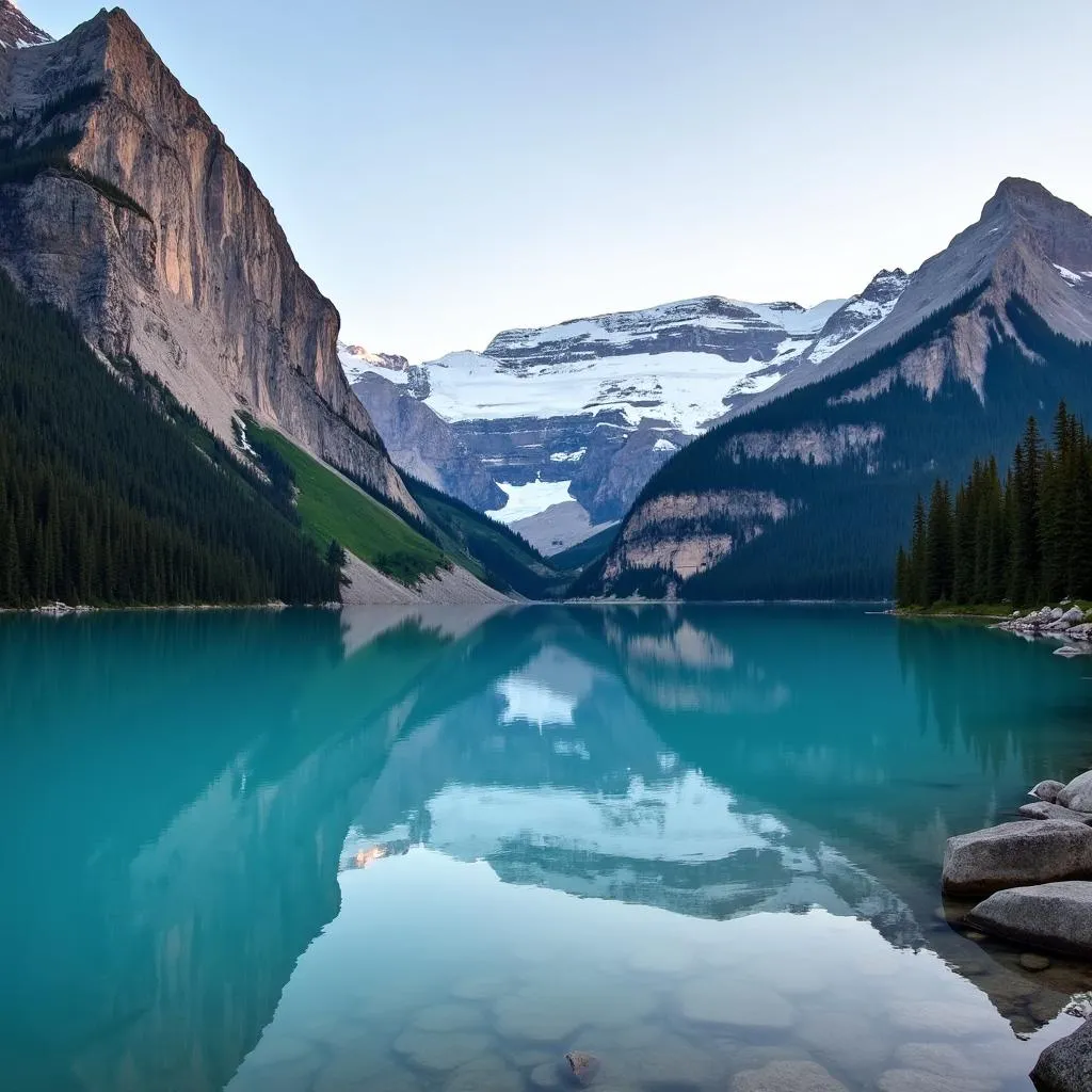 Canadian Rockies with Lake Louise