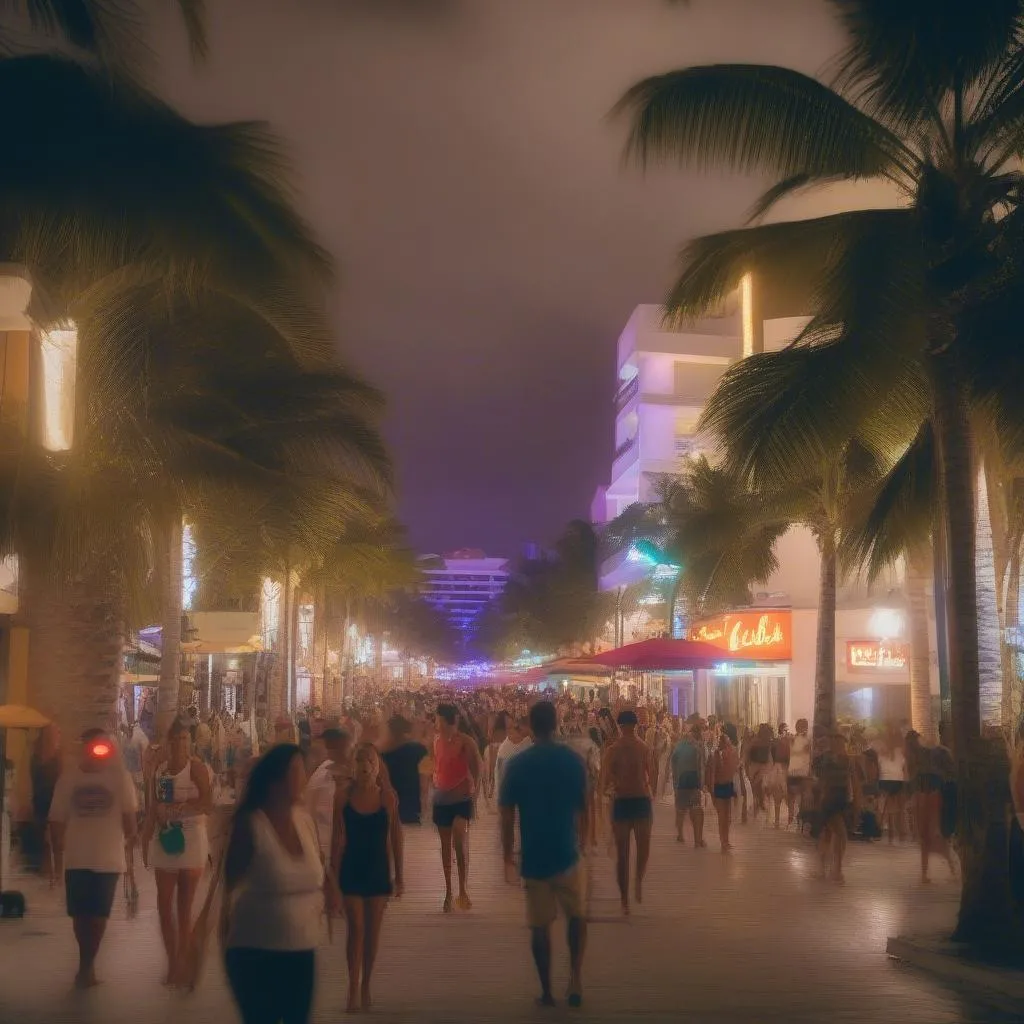 Hotel Zone at Night