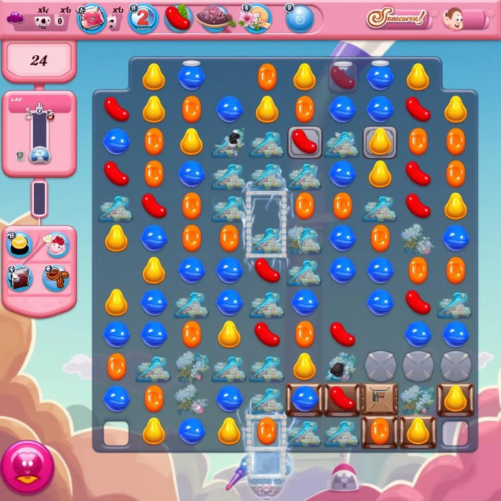 Gameplay of Candy Crush Soda Saga