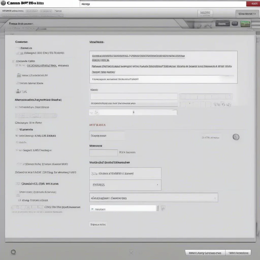 Canon LBP251dw Wireless LAN Settings