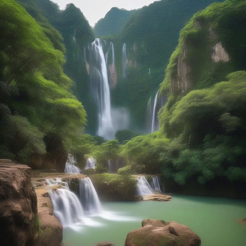 Cao Minh Waterfall