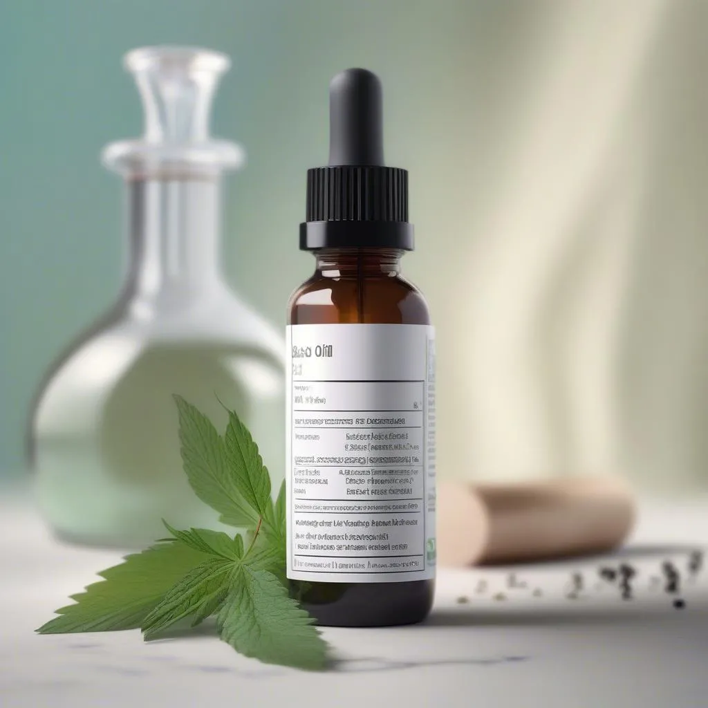 CBD Oil Bottle