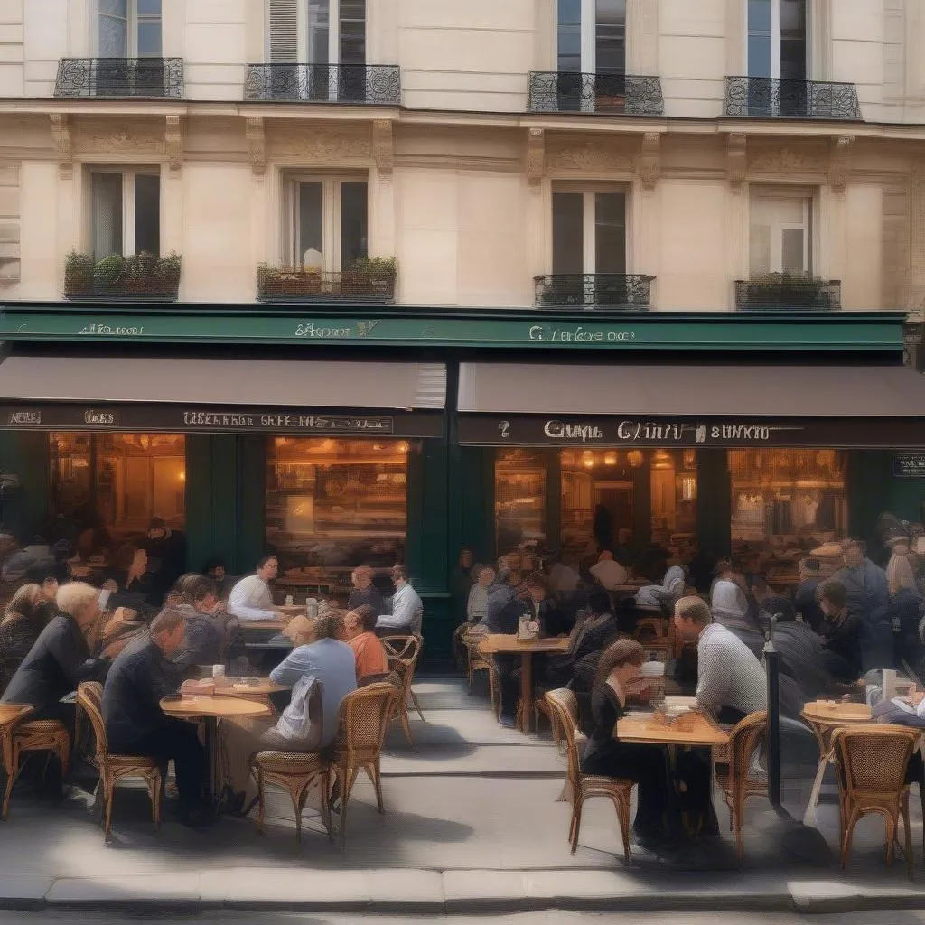 Charming Cafe in Paris