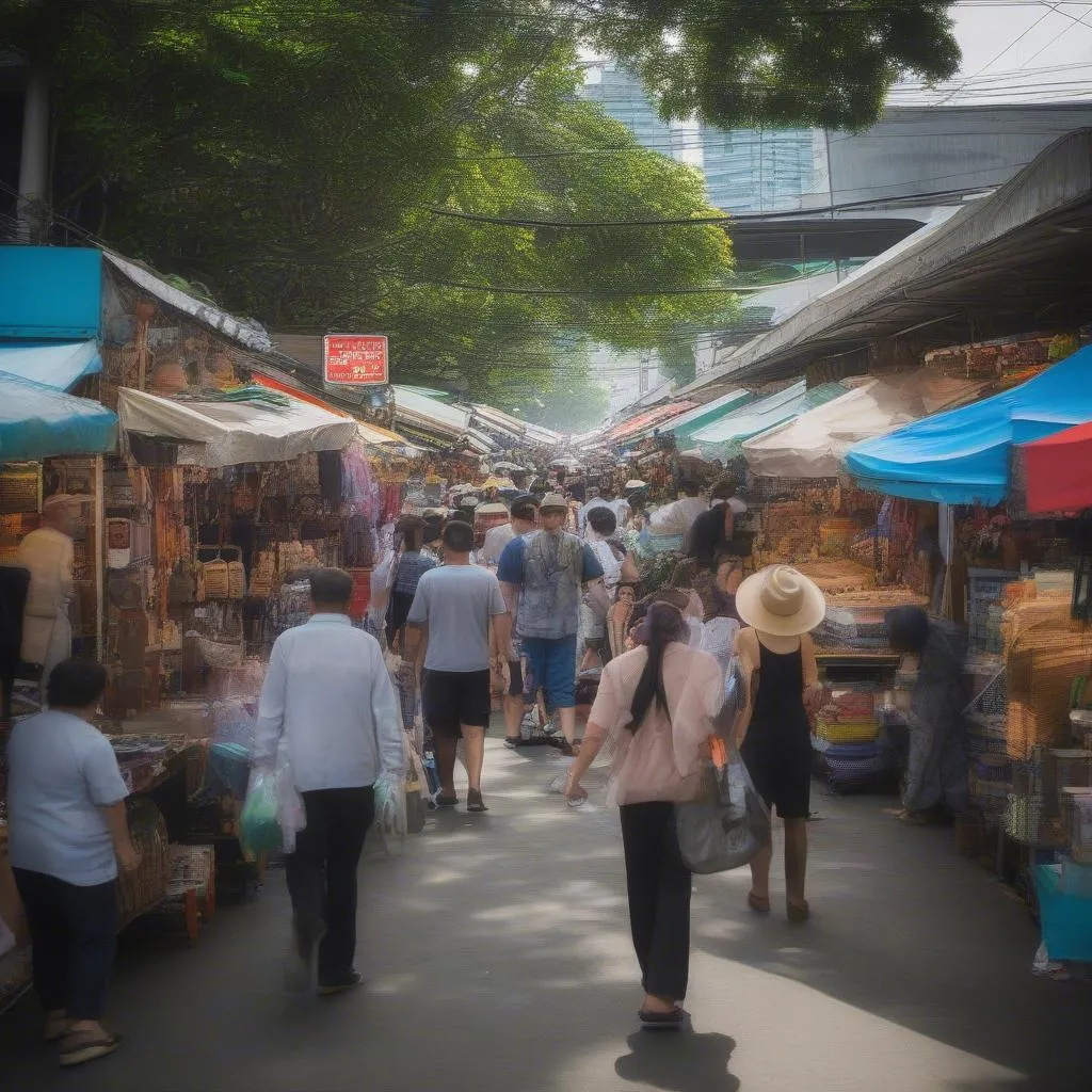 Bangkok weekend market