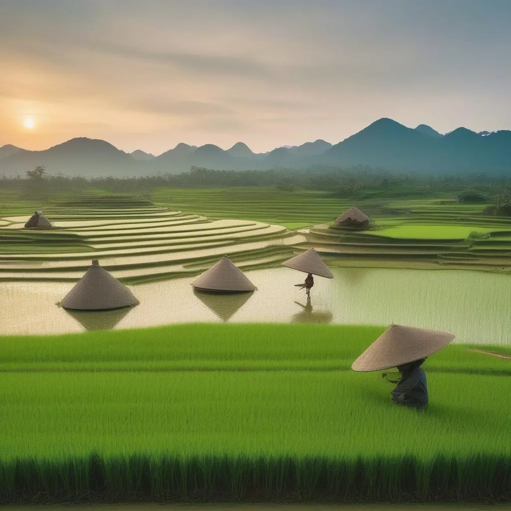 Rice Field in Chau Duc