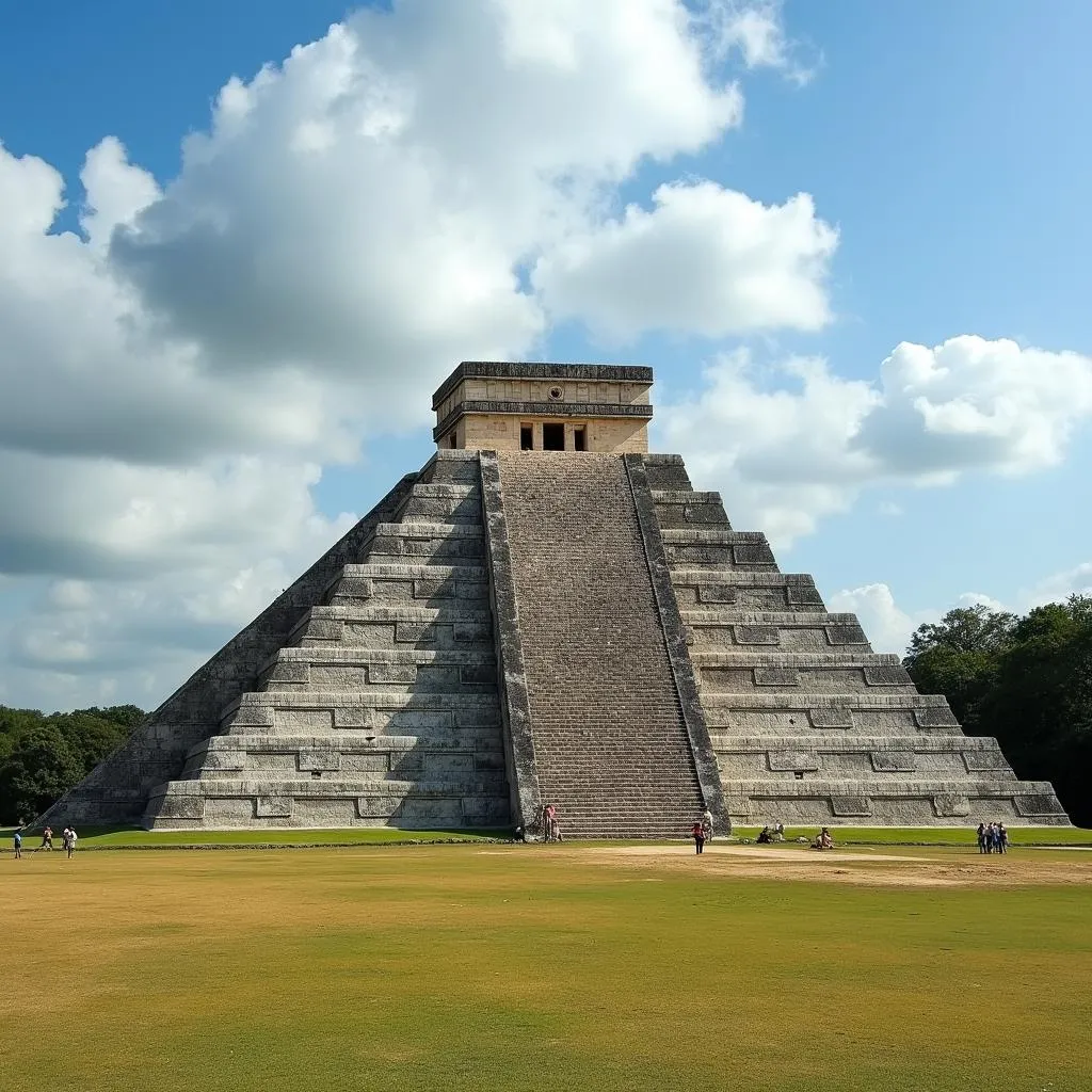 Ancient Mayan ruins of Chichen Itza.