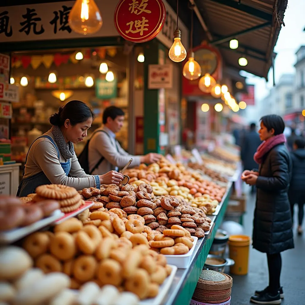 Bustling Cho Hom Market in Hanoi