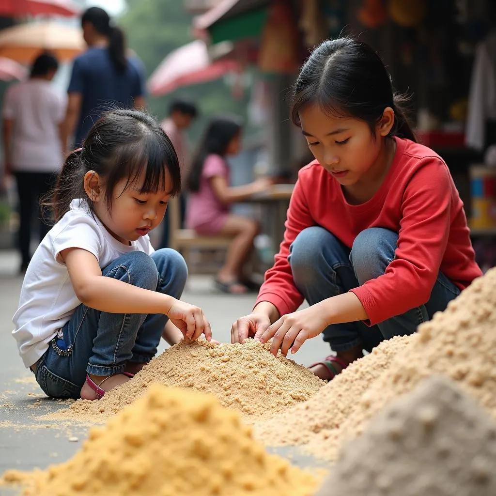 Selecting Sand for a Sandbox in Hanoi