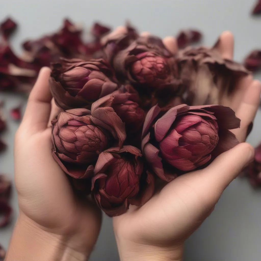 Selecting Dried Artichoke Flowers