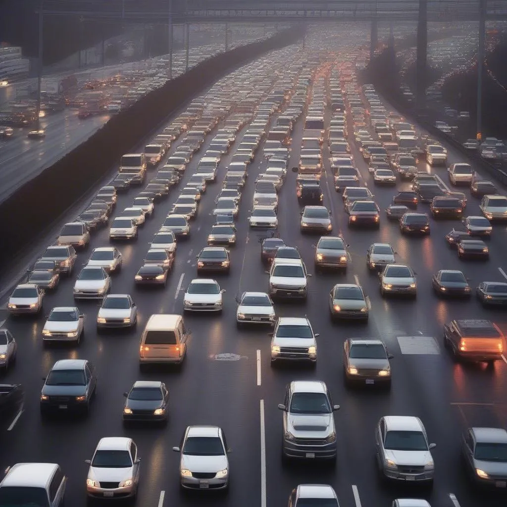 Christmas Eve Traffic Jam